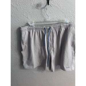 Huk Gray Athletic Fishing Shorts Size  XL or Swim Trunks